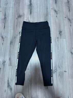 Peloton Women's Logo Side Stripe Leggings Black Size XL